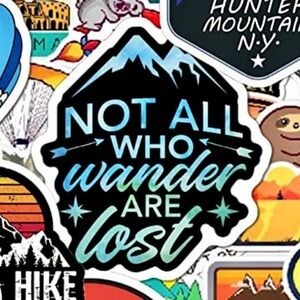 Not All Who Wander Are Lost Vinyl Sticker